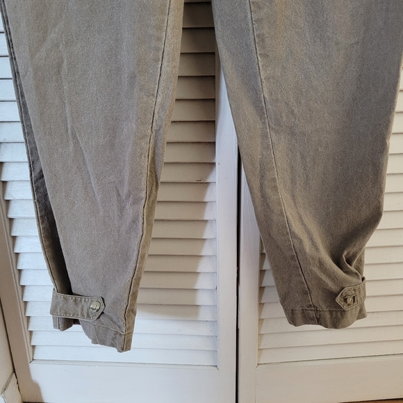 VTG Banana Republic military Jumpsuit shoulder pads and airplane pin - Picture 8 of 15